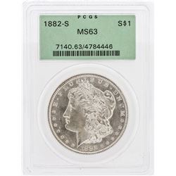 1882-S PCGS MS63 Morgan Silver Dollar