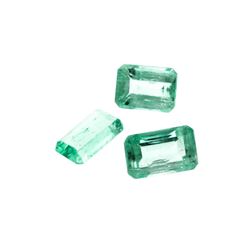 2.61cts. Natural Emerald Cut Emerald Parcel