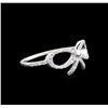 Image 2 : 0.22ctw Diamond Ring - 14KT White Gold