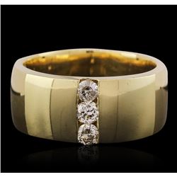 14KT Yellow Gold 0.45ctw Diamond Ring