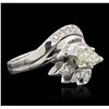 Image 2 : 14KT White Gold 1.26ctw Diamond Ring