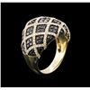 Image 3 : 1.74ctw Black Diamond Ring - 14KT Yellow Gold