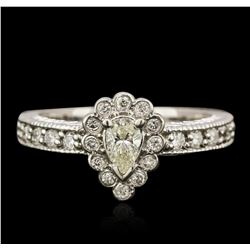 14KT White Gold 0.63ctw Diamond Ring