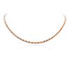 Image 1 : 14KT White Gold 14.30ctw Orange Sapphire and Diamond Necklace