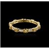 Image 1 : 18KT Yellow Gold 0.18ctw Diamond Ring