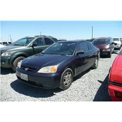 02 Honda Civic 2dr Coupe - T - `DRIVE