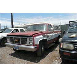 86 GMC C/K 2500 Series 2 Dr  Standard Cab LB HD - T - NR