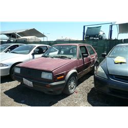 87 Volkswagen GTI 2 Dr STD Hatchback - T - START