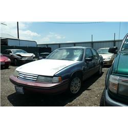 91 Chevrolet Lumina 4 Dr  Sedan - T - NR