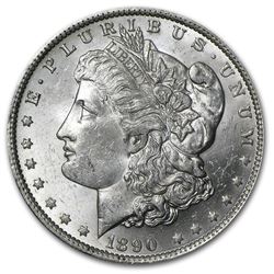 1890-O Morgan Dollar BU MS-63