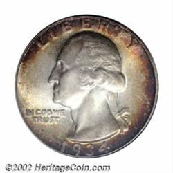 1934-D 25C MS66 PCGS. One would be hard pressed to find a more visually appealing representative of.