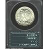 Image 2 : 1916 50C MS65 PCGS. A little bit of rose toning is seen over generally steel-grey surfaces. The lust
