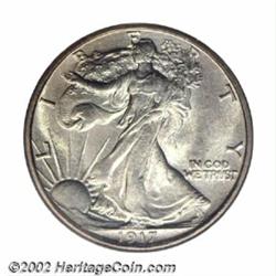 1917-S 50C Reverse MS64 PCGS. Even though 5.5 million pieces were struck of this issue, Mint State e