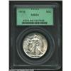 Image 1 : 1918 50C MS64 PCGS. A lustrous near-Gem with light golden-brown patina and a good strike. Lovingly p