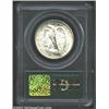 Image 2 : 1918 50C MS64 PCGS. Adequately struck with generally clean surfaces. A diagonal toning streak that t