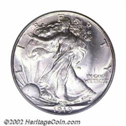 1919 50C MS64 PCGS. Fewer than one million pieces were struck of this issue, making it a desirable a