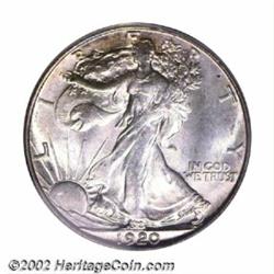 1920-D 50C MS64 PCGS. In his reference on the Walking Liberty Half series, Bruce Fox states that the