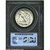 Image 4 : 1927-S 50C MS64 PCGS. Untoned, or essentially so, both sides display a bright, pleasing sheen. Somew