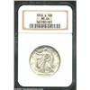 Image 1 : 1933-S 50C MS64 NGC. The surfaces are textured and display only light suggestions of toning. A few s