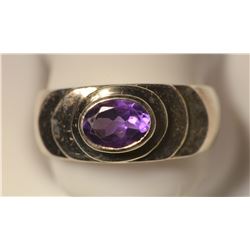Sterling Silver Amethyst Ring