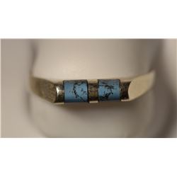 St Silver Turquoise Ring