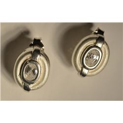 St Silver CZ Earrings
