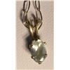 Image 1 : St Silver Aquamarine Pendant Necklace