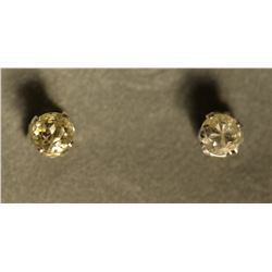 St Silver Citrine Earrings