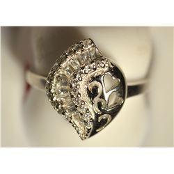 Sterling Silver Cubic Zirconia Ring