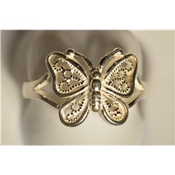 Sterling Silver Butterfly Ring