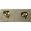 Image 1 : 10k Gold Sapphire Earrings