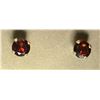 Image 1 : St Silver Garnet Earrings