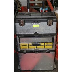 STANLEY TOOL BOX W/ WHEELS