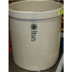 SUNBURST 5 GALLON CROCK WITH HANDLES