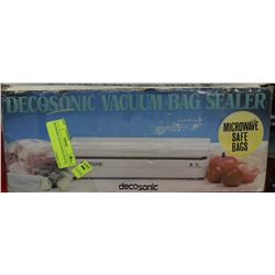 DECOSONIC VACUUM BAG SEALER