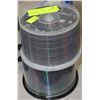 Image 1 : CONTAINER OF 55 DVD MOVIES & 51 UNUSED DVD+R DISCS