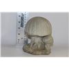 Image 1 : SET OF 4 CEMENT GARDEN ORNAMENTS - MUSHROOMS