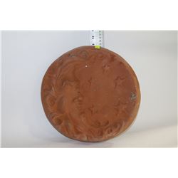 SET OF 4 CEMENT MOON PLAQUES