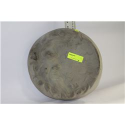 SET OF 4 CEMENT MOON PLAQUES