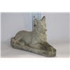 Image 1 : PAIR OF DOGS CEMENT GARDEN ORNAMENTS