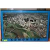 Image 1 : FRAMED ARIAL PICTURE OF DOWNTOWN EDMONTON