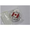 Image 1 : 2015 COLORIZED CANADIAN FLAG .9999 FINE SILVER