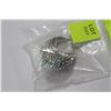 Image 1 : LADIES CLEAR & IRRIDESCENT CRYSTAL RING