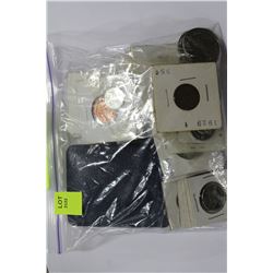 BAG OF ASSORTED CANADIAN COINS