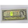 Image 1 : 1954 CANADIAN TWENTY DOLLAR BANKNOTE