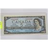 Image 1 : 1954 UNCIRCULATED 5DOLLAR NOTE X/S 9853047