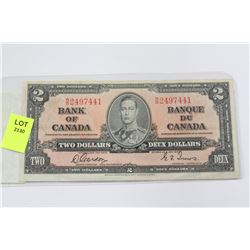 1937 2DOLLAR NOTE - GORDON / TOWERS