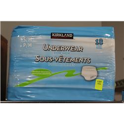 2 PACKS KIRKLAND UNDERWEAR FOR MEN (DIAPERS)