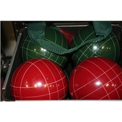 BOCCE BALL SET W CASE