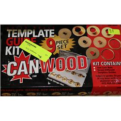 SOLID BRASS 9PC. TEMPLATE GUIDE KIT